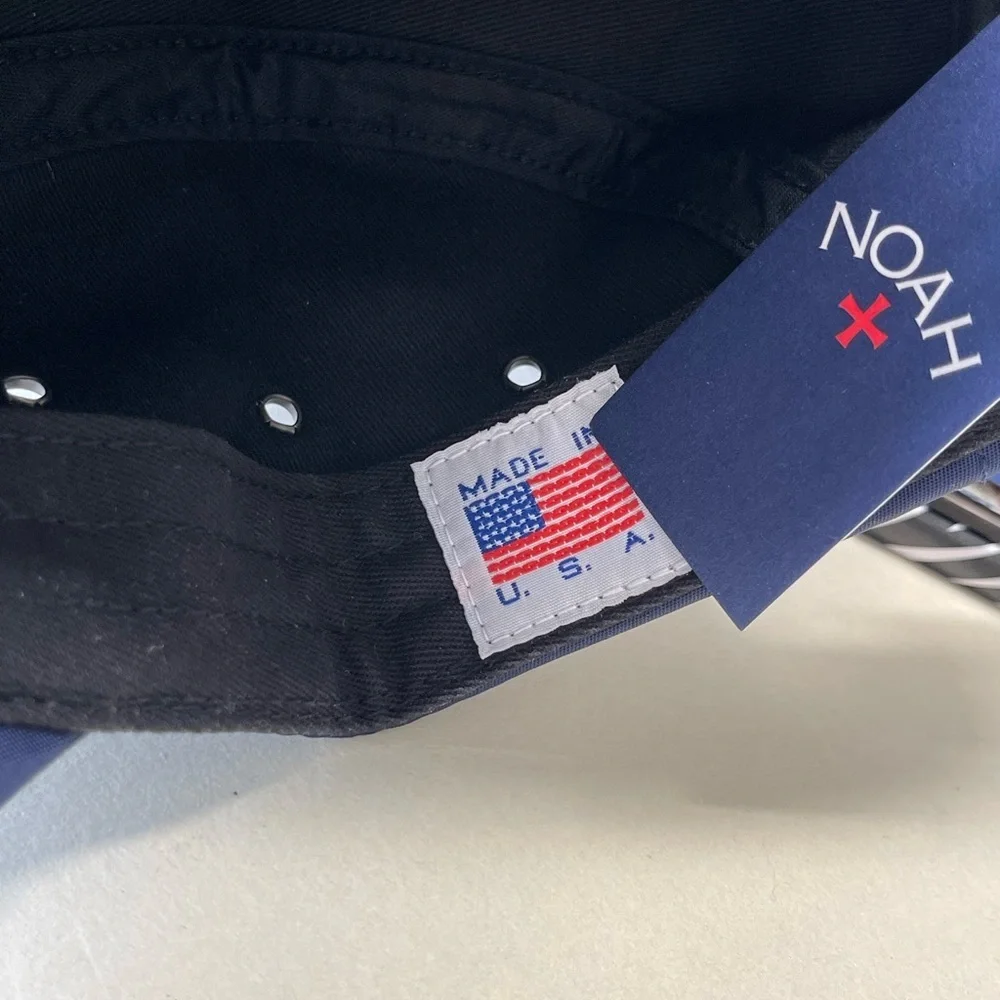 (new+tag) Noah nyc Navy Blue Cap made in USA